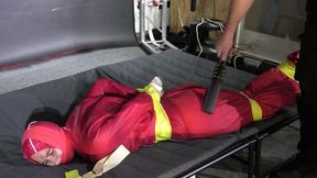 Aiyana taped in Rainwear trying to escape