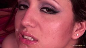 First job after hopping the border for the Mexican blonde is to please his cock