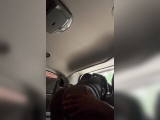 Quickie outside in the van