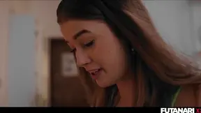 Hot Shemale Besties Fuck & Get Cumflated in Real-Life Orgasmic Adventure