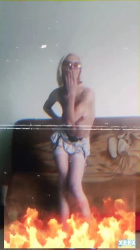 erotic striptease of my wife.