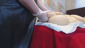 sex doll beginner pegging