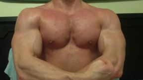 20 Minute Cum Show with Muscle Flexing. Ready for Some Fun? ;)