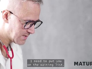 MATURE4K. Sex emergency and sexy nurse’s oral-job saved a sick dude