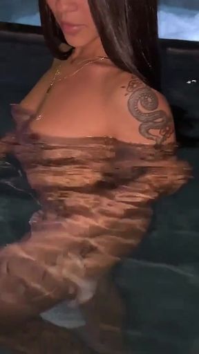 Fucking a Colombian Slut Who Flirted with Me at the Pool (she Surprised Me with an Anal Plug!)