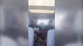 Muscular amateur hunk bareback fucked hard in car
