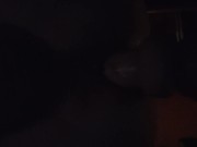 Sex machine pounds my ass with a 9 in dildo at high speed