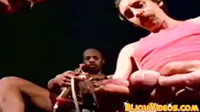 Black Man Inserts His Bbc Deep Inside The Mouth Of His Man