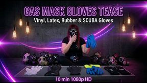 Gloves Fetish Seduction: Gas Mask & Multiple Glove Play (10 Min MOV HD)