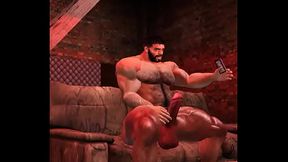 heyward secretly jerks one off in the basement