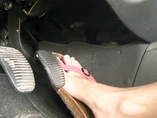 Revving in Pink Birkenstock Flops