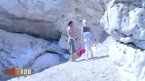 Stunning Spanish MILF Betty Davis performs horny seaside nail