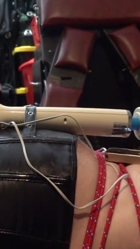 Bondage, Nipple E-stim, Penis Pump and Sounding on the Coffin Bondage Board   Clip 1