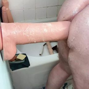 result of fucking my ass 3 day in a row, 3 times per day whit my huge 15 inch king cock dildo.