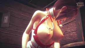 Japanese nurse Ayumi need a sample from you