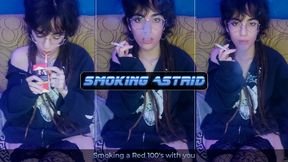 Smoking a Red 100's with you | Astrid