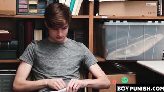 BoyPunish.com - Cute young thief's facial cumshot after a steamy, raw fuck session fo