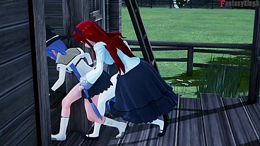 Mushoku Tensei Chapter 4 - Eris and Roxy BBC Secret - FULL MOVIE - Thanks !