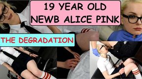 The Degradation of TEEN NEWBIE Alice Pink Breath Play games w Dirty Old Man CLIP #1 OF 2