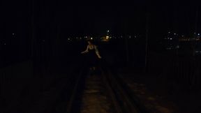 Night dance on the strite