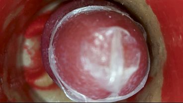 Amateur girlfriend gets a load of jizz on her face during POV creampie