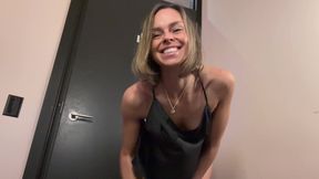 Serenity Cox and Nadia Foxx Go Shopping with Vibes in! Lingerie Try-ons, Public Orgasms