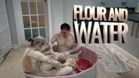 Flour and Water – The worst possible sticky horrific mess (HD)