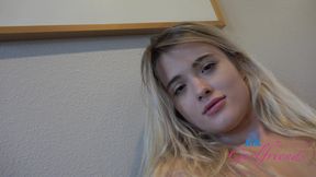 Blonde Nicole POV: Pee Play,  Footjob &amp; Cowgirl Riding Fucking &amp; Creampie