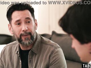 Virgin step son and step daddy double permeate aged Oriental step mommy