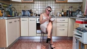 Sissy Slut Michelle Late Evening Dinner and WEB show
