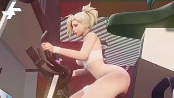 A Girl on a Bicycle Fucking Machine