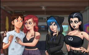 Summertime Saga 132 - Big Titty Goth Girl emo girls Petite Hotties