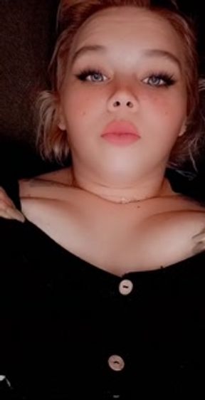 Cum on my huge natural tits!