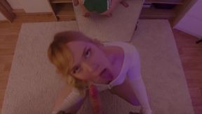 Silly step sister watched too much hentai and now wants anal sex with step bro