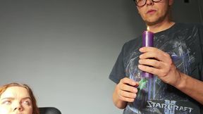 A Busty Girl Is Tied up, Whipped, and Has Hot Wax Poured Over Her by Two Men Until She Reaches Orgasm.