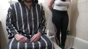 Mature Arab Wife Caught Cheating with Black Guys in London