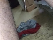 Leaking this morning after nutting