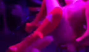 stripper squirts in front of everyone in the strip club