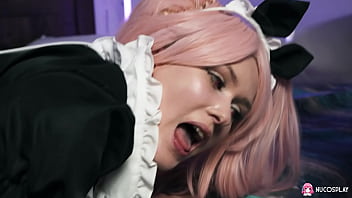 Horny slut maid Una Fairy moans as she gets fucked wildly.