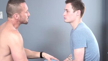 I bend over and let my pervy stepfather Myles Landon