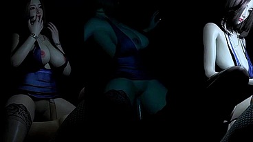 Bigboobs cheating wife ride the man in night club - 3D Hentai - V538