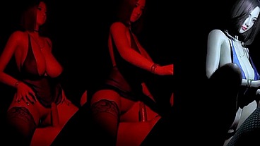 Bigboobs cheating wife ride the man in night club - 3D Hentai - V538