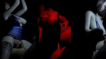 Bigboobs cheating wife ride the man in night club - 3D Hentai - V538