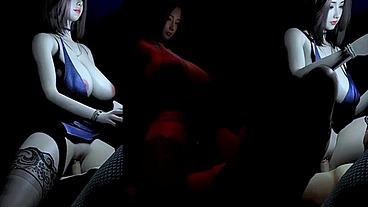 Bigboobs cheating wife ride the man in night club - 3D Hentai - V538