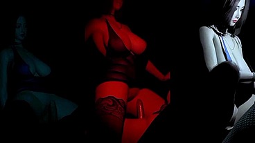Bigboobs cheating wife ride the man in night club - 3D Hentai - V538