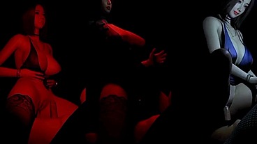 Bigboobs cheating wife ride the man in night club - 3D Hentai - V538