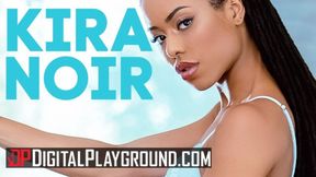 ”Kira Noir Swallows Cum from Small Hands”