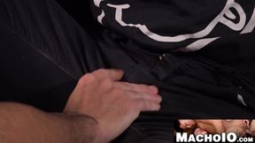 MachoIO.com - Tight ass latino barebacked before massive cock cumshot