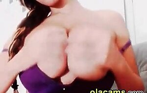 Big-tits blonde milf sucking and masturbate