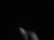 Jerking off late at night